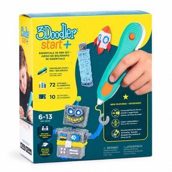 3D-ручка 3Doodler Start Plus для дитячої творчості - Креатив Плюс (72 стрижні) SPLUS EFG фото
