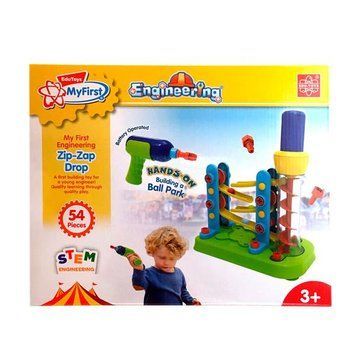Набір для складання Edu-Toys Гірка-зигзаг з інструментами 54 деталі (JS021) JS021 фото