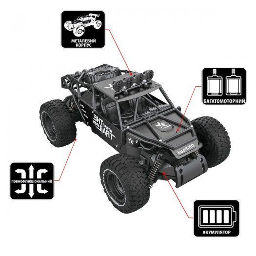 Автомобіль Off-road Crawler з р/к &ndash; Race (матовий чорний, 1:14) SL-309RHMBl фото