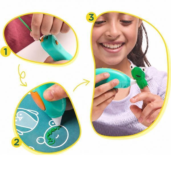3D-ручка 3Doodler Start Plus для дитячої творчості - Креатив Плюс (72 стрижні) SPLUS EFG фото