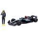 Автомодель з фігуркою &ndash; Mercedes‑AMG Petronas F1 W15 (2024) (1:24) 18-28069 (#44) фото 1