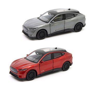 Автомодель - Ford Mustang Mach-E GT 2023 (червоний, сріблясто-сірий) 250387W фото