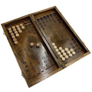 Настільна гра "Нарди дерев'яні" Backgammon 3 NR-3540 ручна робота NR-3540 фото