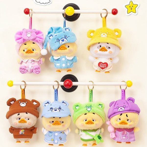Колекційна м'яка іграшка з кільцем POP TOP 1983toys серії Upset Duck x Care Bears - Будь веселкою AP17183806800C фото