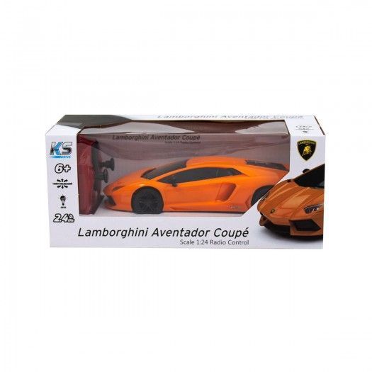 Автомобіль KS Drive на р/к - Lamborghini Aventador LP 700-4 (1:24, 2.4Ghz, оранжевий) 124GLBO фото