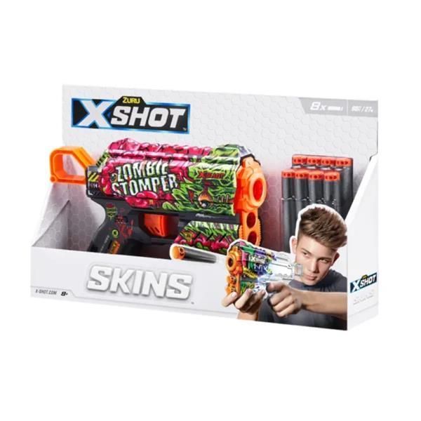 Швидкострільний бластер X-Shot Skins Flux Zombie Stomper 8 патронів (36516A) 36516A фото