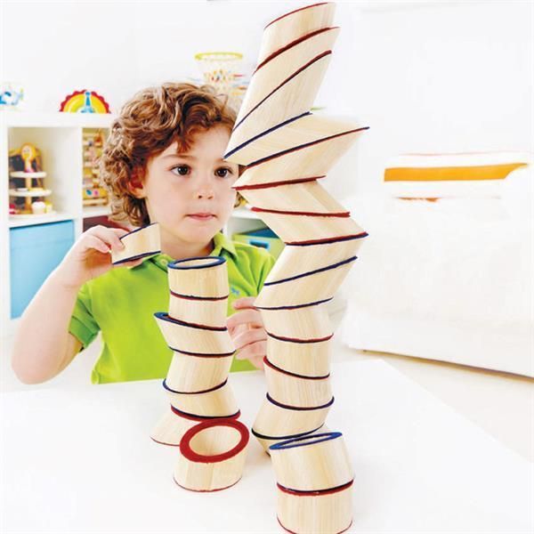 Головоломка з бамбуку Hape Totter Tower Вежа (E5524) E5524 фото