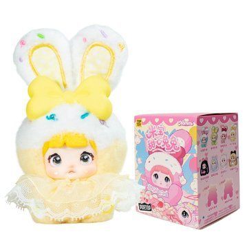 Пухнаста фігурка-сюрприз на підвісі POP TOP Hi TOY серії Nommi - Зайченята HC023 фото