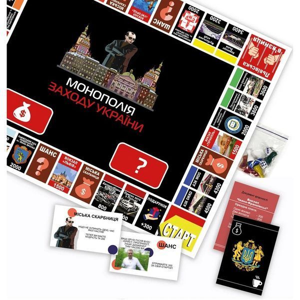Настільна гра "Монополія Заходу України" PLR-0040 від 2 до 5 гравців PLR-0040 фото