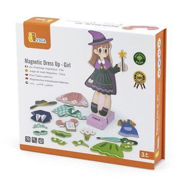 Магнітна гра Viga Toys Вдягни дівчинку (44635) 44635 фото