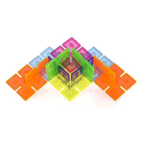 Конструктор Guidecraft Interlox Squares Квадрати, 96 деталей (G16835) G16835 фото