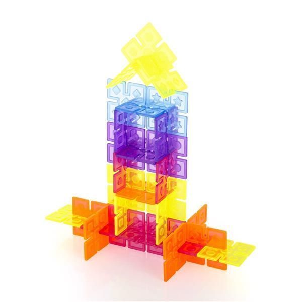 Конструктор Guidecraft Interlox Squares Квадрати, 96 деталей (G16835) G16835 фото