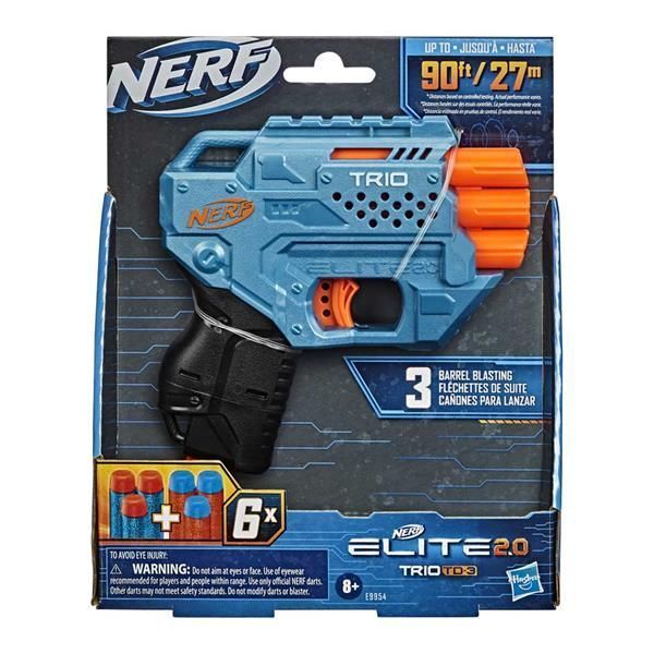Бластер Nerf Elite 2.0 Trio 6 патронів (E9954) E9954 фото