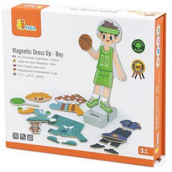 Магнітна гра Viga Toys Вдягни хлопчика (44636) 44636 фото