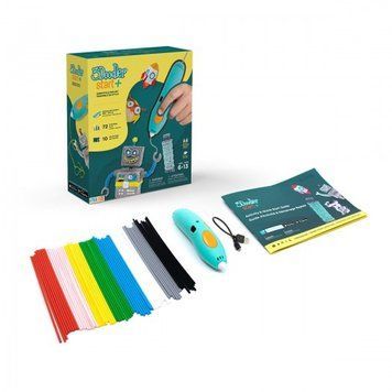 3D-ручка 3Doodler Start Plus для дитячої творчості базовий набір- КРЕАТИВ (72 стрижні) SPLUS фото