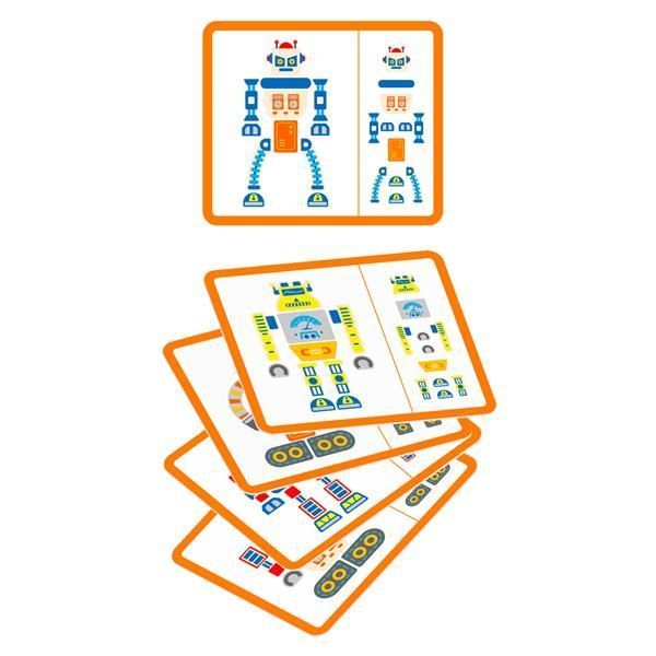 Набір для творчості Viga Toys Дерев'яна аплікація Робот (50335) 50335 фото