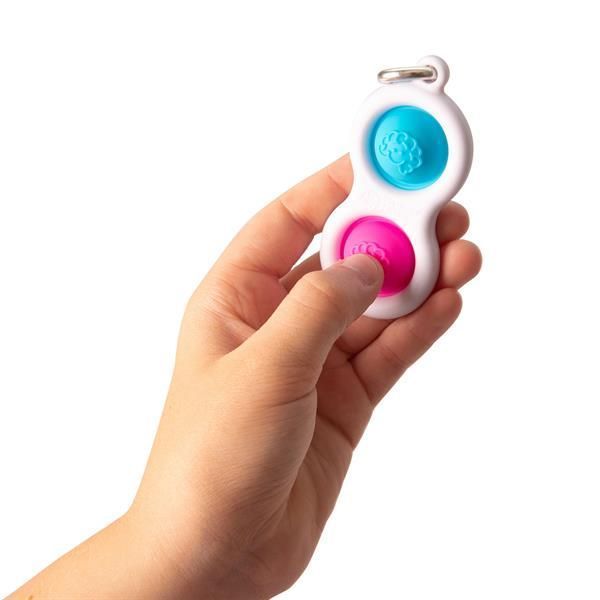 Брелок-антистрес Fat Brain Toys Simpl Dimpl Кнопки 4 кольори в асорт. (F2111ML) F2111ML фото
