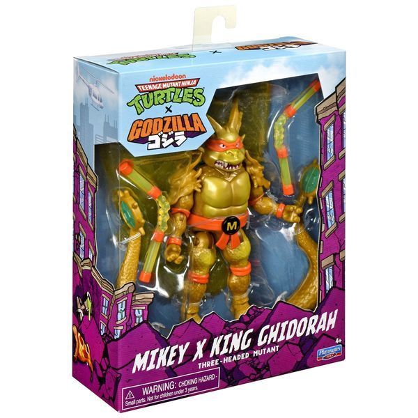 Фігурка TMNT x Godzilla &ndash; Майкі в образі Короля Гідори 84673 фото