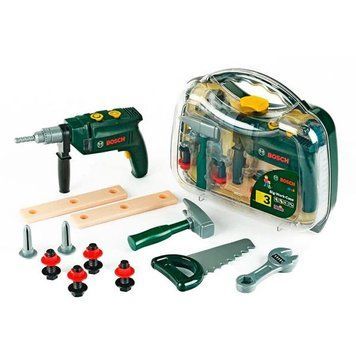 Ігровий набір Klein Bosch Mini Дитяча валіза з інструментами велика (8416) 8416 фото