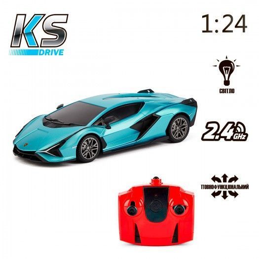 Автомобіль KS Drive на р/к - Lamborghini Sian (1:24, синій) 124GLSB фото