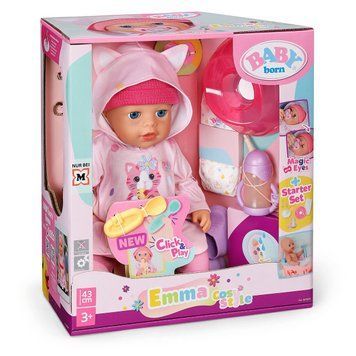 Лялька Baby Born серії Click & Play &ndash; Емма в костюмі з вушками (43 см) 841020 фото