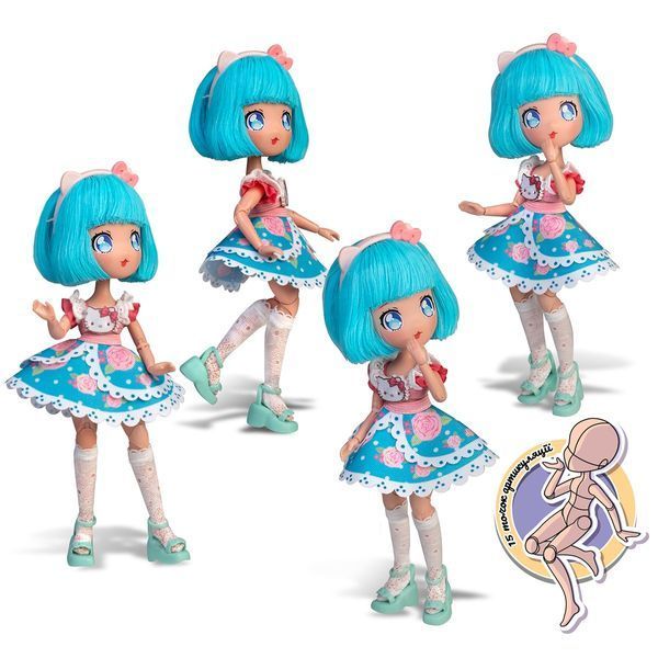 Лялька 4SF Manga Dolls серії Hello Kitty &ndash; Красуня Пінк HKTF0300 фото