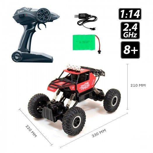 Автомобіль Off-road Crawler з р/к &ndash; Where the trail ends (червоний) SL-121RHMR фото