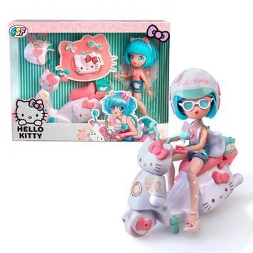 Ігровий набір 4SF Manga Dolls серії Hello Kitty &ndash; Красуня Пінк на скутері HKTF3000 фото