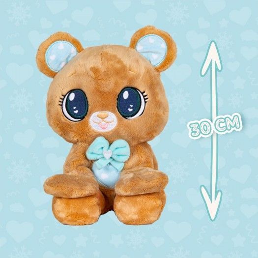 М&rsquo;яка іграшка Peekapets &ndash; Коричневий ведмедик 907867 фото