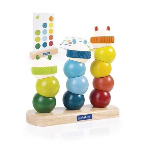 Пірамідка Guidecraft Manipulatives Гусениці (G6731) G6731 фото