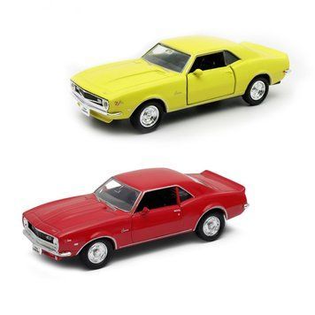 Автомодель - Chevrolet Camaro Z28 1968 (червоний, жовтий) 250384W фото