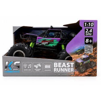 Автомобіль KS Drive на р/к - Beast Runner (2.4 GHz, акум. 7.4 V, бузковий) 10002-1102 фото