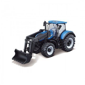 Автомодель серії Farm - Трактор NEW HOLLAND T7.315 з фронтальним навантажувачем (синій, 1:32) 18-31632 фото