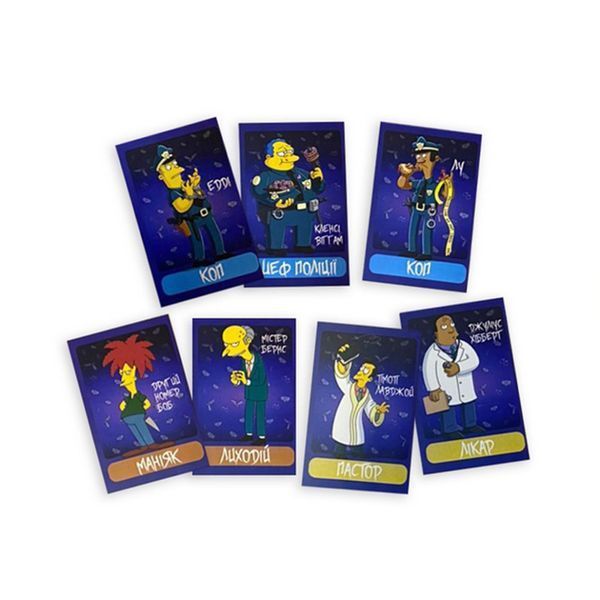 Настільна гра "Мафія "Сімпсони" PLR-0036 PLR-0036 фото
