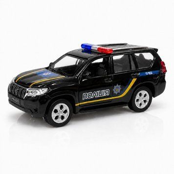 Автомодель &ndash; Toyota Prado Поліція (чорний) KM260416P фото