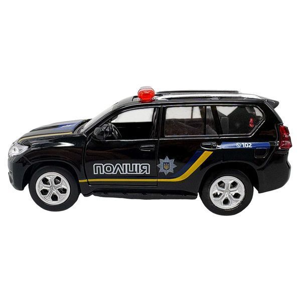 Автомодель &ndash; Toyota Prado Поліція (чорний) KM260416P фото