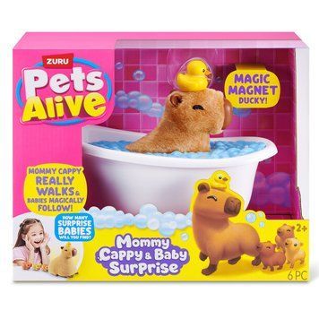 Інтерактивний ігровий набір Pets Alive &ndash; Мама капібара з сюрпризом 9574 фото