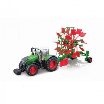 Модель - Трактор Fendt 1050 Vario з роторними валковими граблями 18-31665 фото