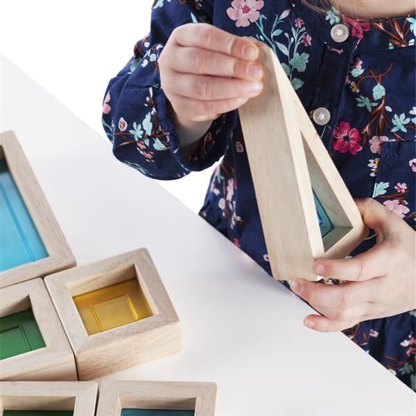 Кубики Guidecraft Block Play Велика веселка, 14 см, 10 шт. (G3015) G3015 фото