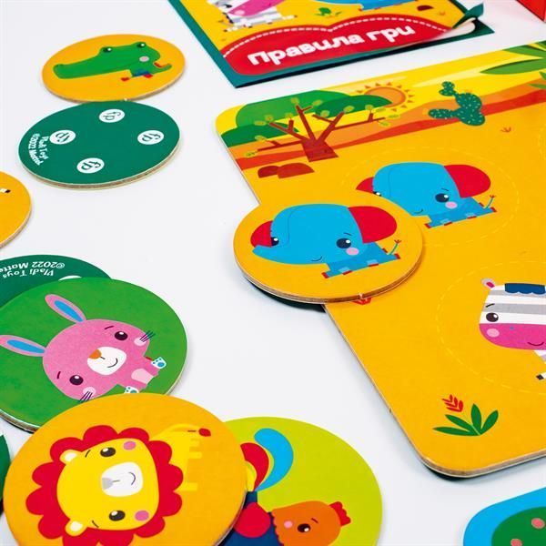 Настільна гра Fisher Price Лото Звірята (VT2910-01) VT2910-01 фото