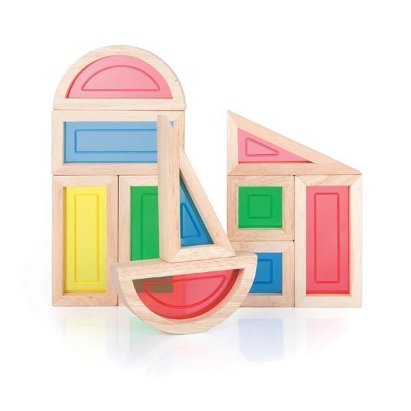 Кубики Guidecraft Block Play Велика веселка, 14 см, 10 шт. (G3015) G3015 фото