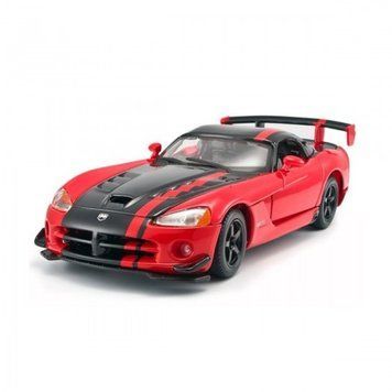 Автомодель - Dodge Viper Srt10 Acr (ассорті помаранч-чорн металік, червоно-чорн металік, 1:24) 18-22114 фото