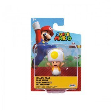 Ігрова фігурка з артикуляцією SUPER MARIO - Жовтий Тоад 6 cm 41291i-GEN фото