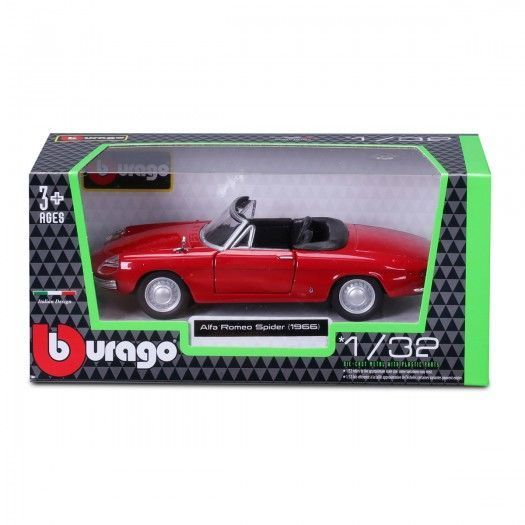 Автомодель &ndash; Alfa Romeo Spider 1966 (1:32) 18-43047 фото