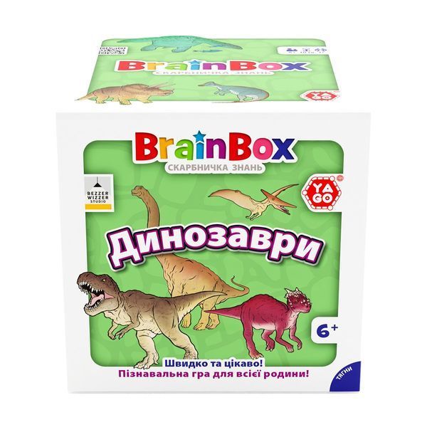 Пізнавальна гра - BrainBox Динозаври BZZBRDI02UA фото