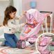 Триколісний візочок для ляльки Baby Born &ndash; Квітковий стиль Делюкс (складний) 841082 фото 6