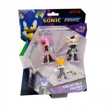Набір ігрових фігурок Sonic Prime &ndash; Ребел Руж, Тейлз, Расті Роуз SON2020C фото