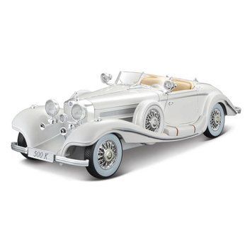 Автомодель Maisto 1936 Mercedes-Benz 500K Specialroadster 1:18 білий (36055 white) 36055 white фото