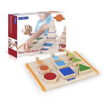 Дерев'яний сортер Guidecraft Manipulatives Фігури і розміри (G6737) G6737 фото