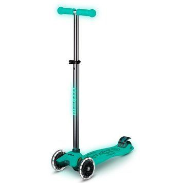 Самокат Micro серії Maxi Deluxe Glow LED &ndash; Желейний зелений MMD365 фото